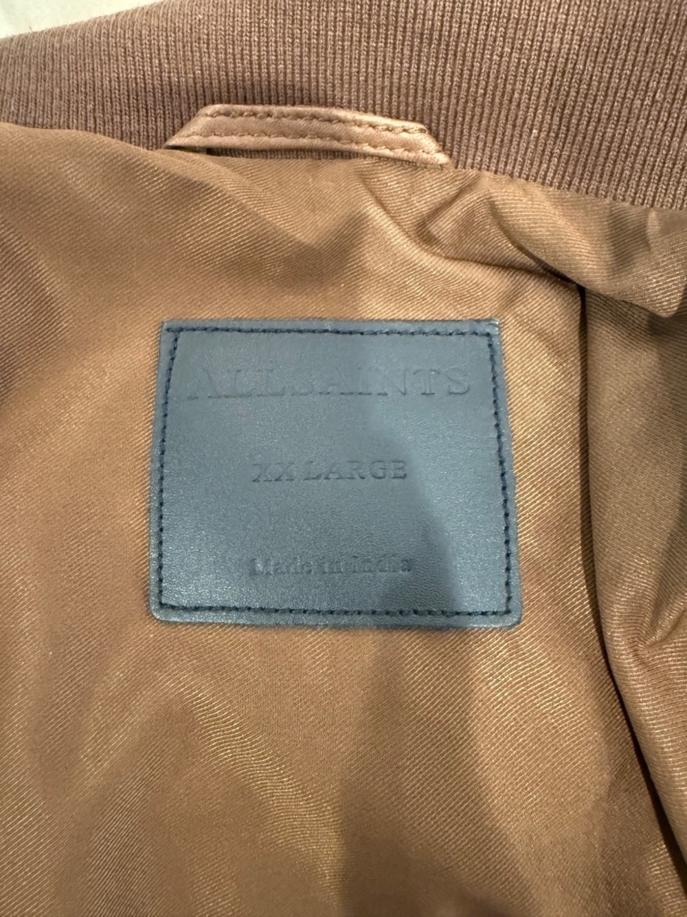 All Saints Men Bomber Jack - sz XXL - Picture 4 of 4